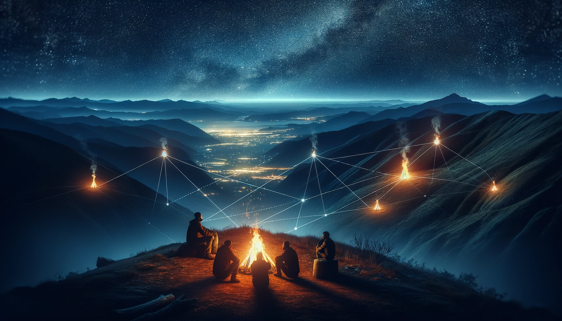 En esta ilustración se muestra una idea del objetivo de la actividad. “La Noche de las Luces” Autor: EM/D